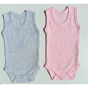 Özdemirli Bebe Jakarlı Klimalı Askılı Çıtçıtlı Badi 2 Li Paket