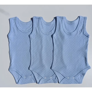 Özdemirli Bebe Jakarlı Klimalı Askılı Çıtçıtlı Badi 3 Lü Paket