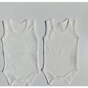 Özdemirli Bebe Jakarlı Klimalı Askılı Çıtçıtlı Badi (2 Li Paket)