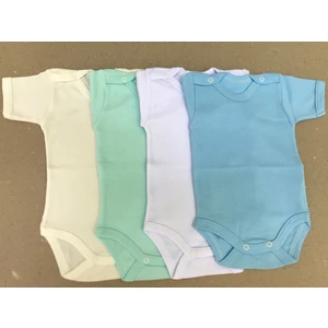 Çıtçıtlı Badi Kısa Kol (4 Lü Paket)
