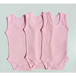 Özdemirli Bebe Jakarlı Klimalı Askılı Çıtçıtlı Badi 3 Lü Paket