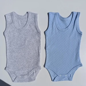 Özdemirli Bebe Jakarlı Klimalı Askılı Çıtçıtlı Badi 2 Li Paket