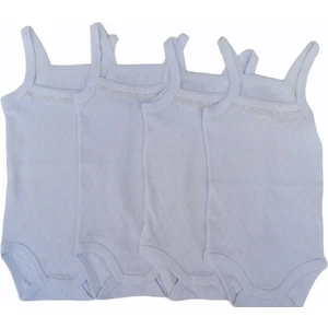 Özdemirli Bebe Jakarlı Klimalı Ip Askılı Çıtçıtlı Badi (4 Lü Paket)