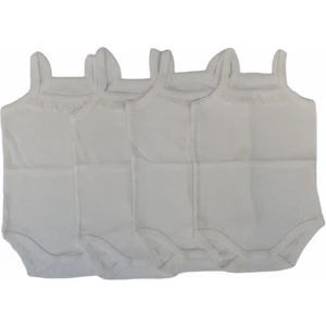Özdemirli Bebe Jakarlı Klimalı Ip Askılı Çıtçıtlı Badi (4 Lü Paket)