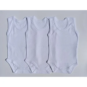 Özdemirli Bebe Jakarlı Klimalı Askılı Çıtçıtlı Badi 3 Lü Paket