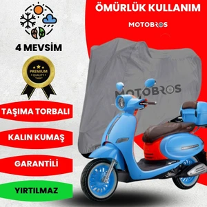 Arora Cappucino 50 Motosiklet Branda (En Kalın) Kumaş Ömürlük Kullanım