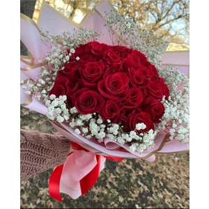 Iklim Flowers - 11LI Canlı Gül Buketi