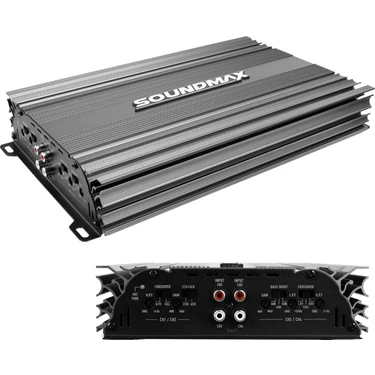 Soundmax Oto Amfi 3000 W 4 Kanal Soundmax