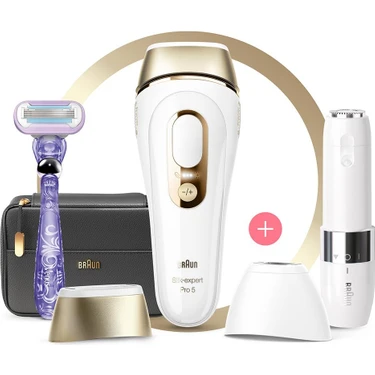 Braun Silk Expert Pro 5 PL5149 400.000 Atımlı, 2 Başlıklı Yeni Nesil Ipl + FS1000 + Tasarım
