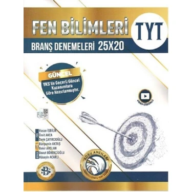 Bilgi Sarmal Yayınları TYT Fen Bilimleri 25 x 20 Branş