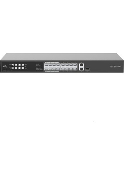 NSW2020-16T1GT1GC-POE-IN 16 Port Poe + 1X10/100/1000 Ethernet+1xcombo 225W Poe Yönetilemez Switch