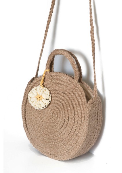 Kadın Bohem Papatya Detaylı Hasır Omuz Çantası fiyatları