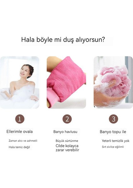 Banyo Yapıcısı Arka Banyo Kaymaz Fırça Uzun Saplı Yumuşak Saç Banyo Fırçası (Yurt Dışından) fiyatları
