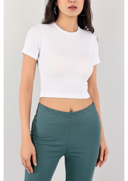 Kadın Fitilli Crop Bluz fiyatları