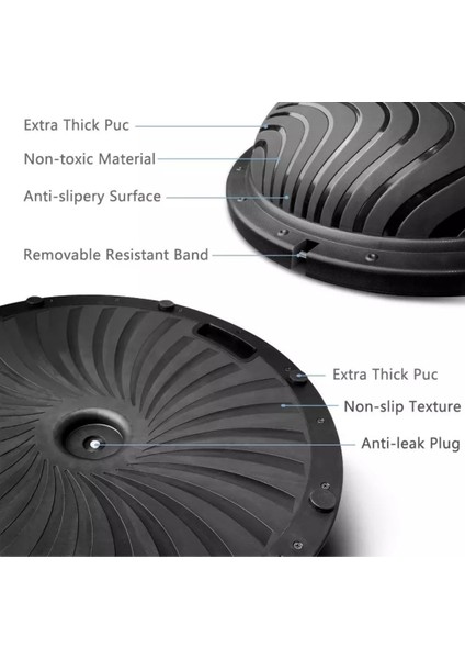 Bosu Ball Denge Topu Siyah modelleri