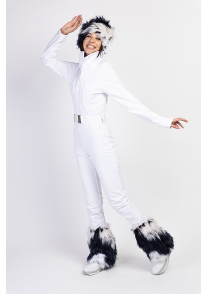 Sd Lacivert Kürk Detaylı Kayak Tulumu fiyatları