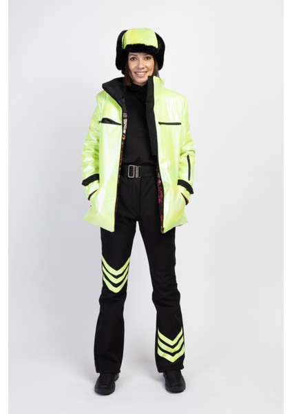 Sd Lacivert Kürk Detaylı Kayak Tulumu fırsatları