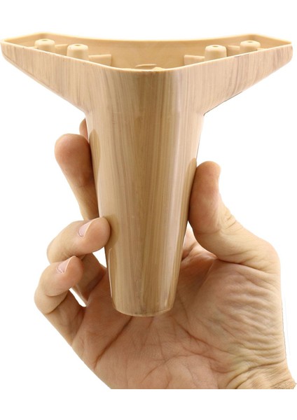 Wetra Düz (Cappucıno) Mobilya Ayağı - 12 cm (Vida Hediyeli) indirimleri
