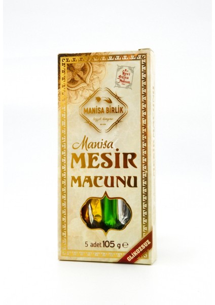 Mesir Macunu Glikozsuz 5 Adet Çubuk 105 gr