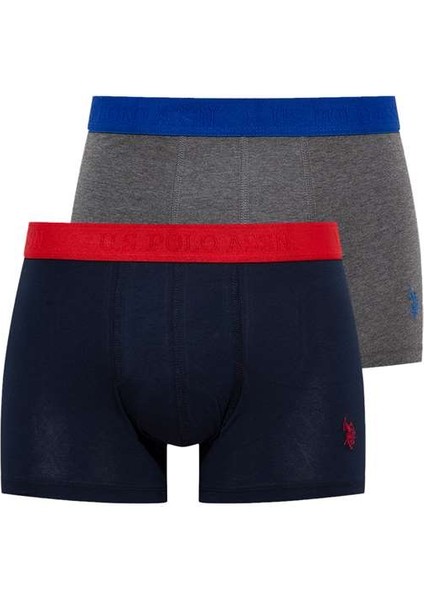 Erkek Lacivert - Antrasit Melanj 2'li Boxer 80371