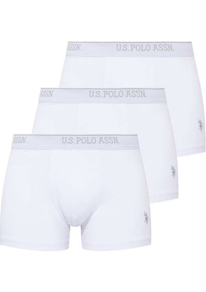 Erkek Beyaz 3'lü Boxer 80097
