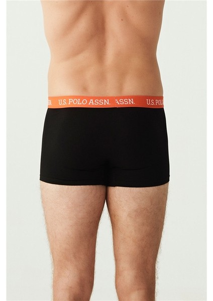 U.S. Polo Assn. Erkek Siyah 3 Lü Boxer 80253