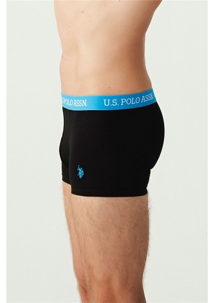 U.S. Polo Assn. Erkek Siyah 3 Lü Boxer 80253