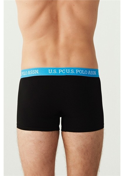 U.S. Polo Assn. Erkek Siyah 3 Lü Boxer 80253