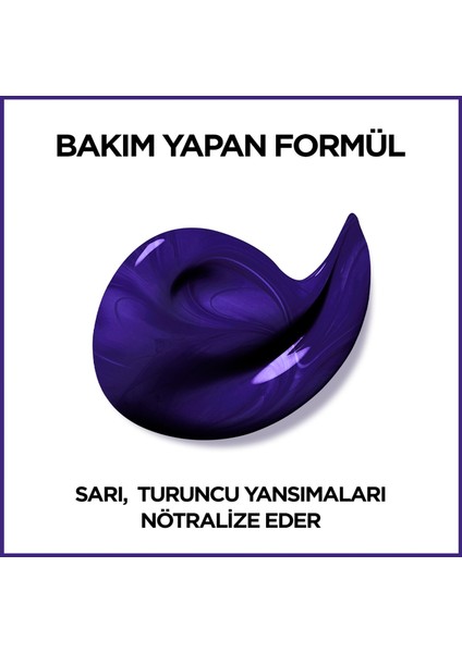 3'lü Turunculaşma Karşıtı Mor Şampuan 200 ml Seti
