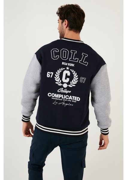 Regular Fit Içi Yumuşak Tüylü Kolej Yaka Bomber Mont Erkek Mont 628X8928 fırsatları