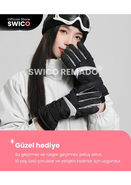 Kadın Suya Dayanıklı Dokunmatik Kayak Eldivenleri - (Yurt Dışından) indirimleri