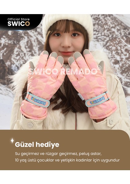 Kadın Suya Dayanıklı Dokunmatik Kayak Eldivenleri - (Yurt Dışından) indirimleri