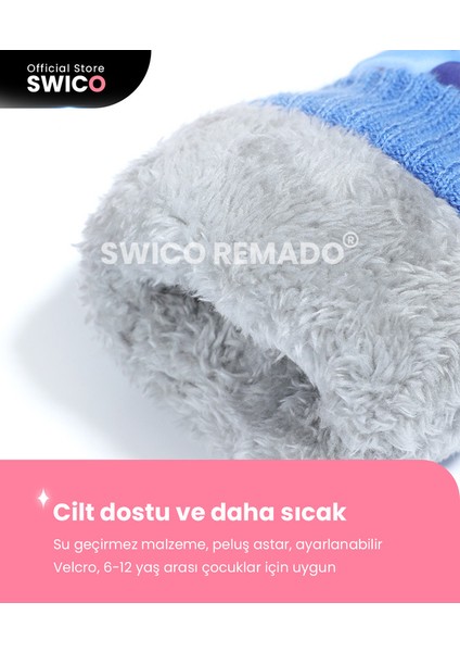 6-12 Yaş Çocuklar Için Suya Dayanıklı Kayak Eldivenleri - (Yurt Dışından) fırsatları