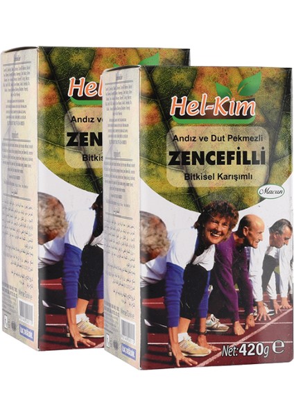 Andız ve Dut Pekmezli Zencefilli Bitkisel Karışımlı Macun 2 x 420 gr
