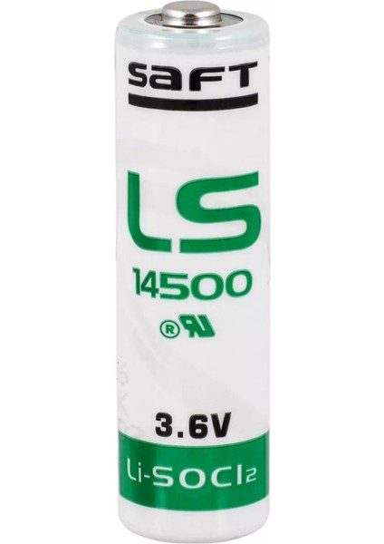 Pil Aa Kalem Lityum 3.6V 14500 Li-Socı2 Saft LS-14500