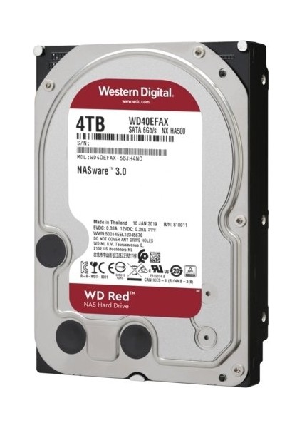 Red 3,5 4tb 256MB 5400RPM WD40EFAX