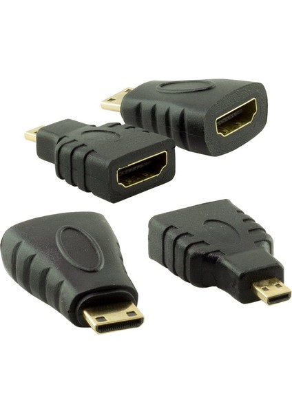 HDMI Kablo 1.5 Metre 3lü Set Powermaster (Mıcro HDMI Hdmı*mini HDMI Hdmı)