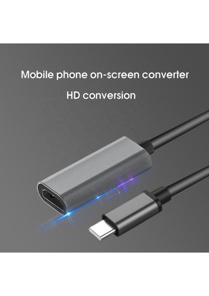 Gn-05 Type-C To 4K HDMI Dijital Av Adaptörü Thunderbolt 3