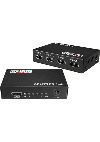 G-538G 1.4V 1080P 4 Port HDMI Splıtter Dağıtıcı