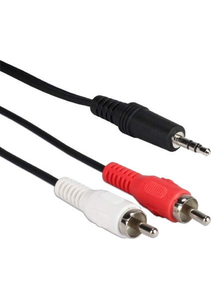 2 Rca Erkek + 3.5 mm Stereo Erkek 1.5 Metre Powermaster