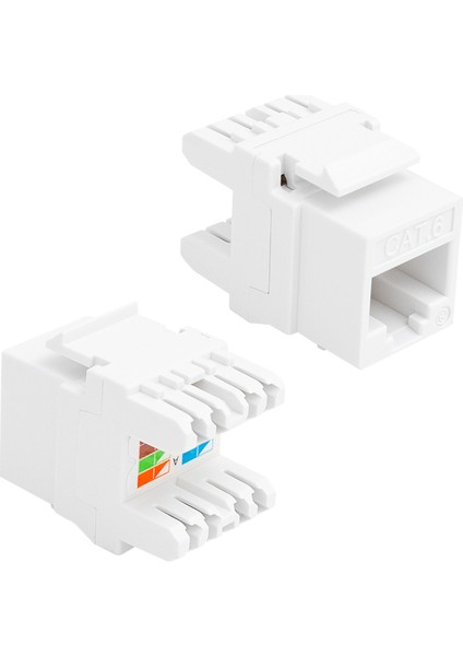 Rj 45 Cat6 Şase 180 Derece Keystone Jack