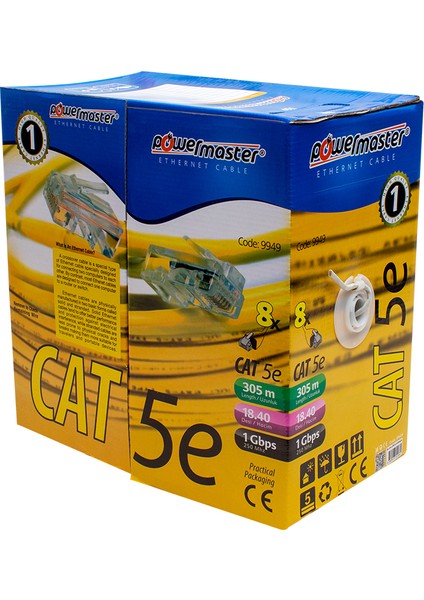 Cat5 305 Metre 25 Awg Powermaster PM-CAT05