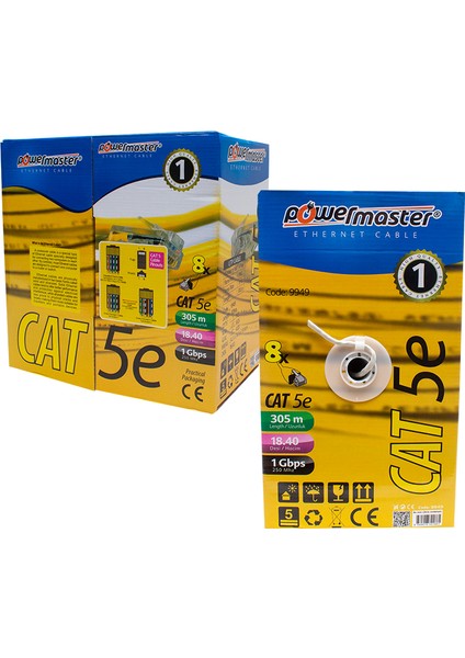 Cat5 305 Metre 25 Awg Powermaster PM-CAT05