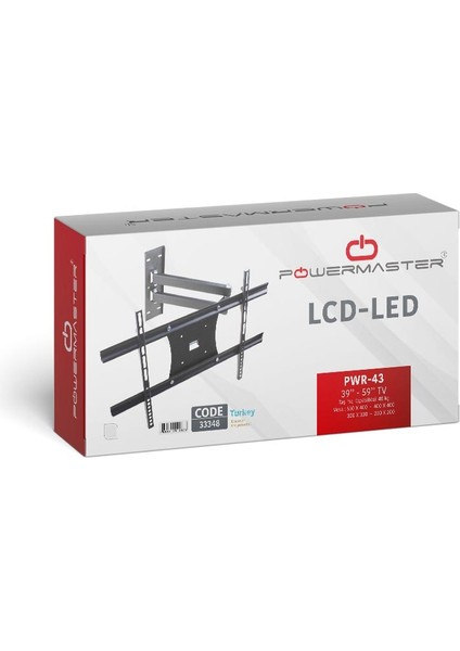 Pm-43 Led/lcd/plazma Kilitli Askı Aparatı Pm-43 * PWR-H43