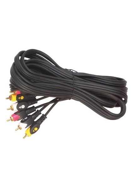 3 Rca + 3 Rca 15 Metre Kablo 1. Kalite Powermaster