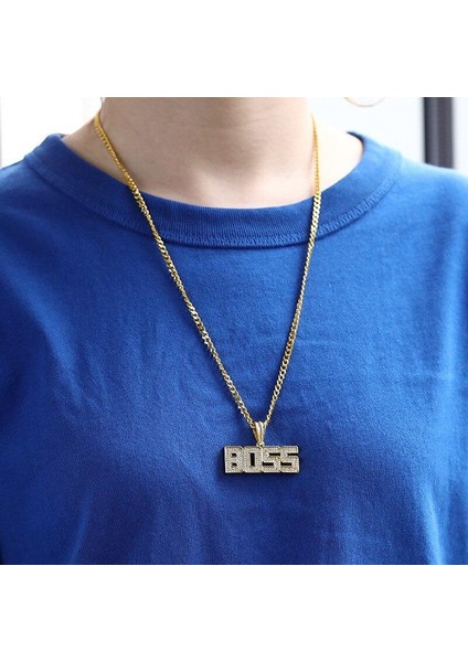 Boss Patron Thug Life Hip Hop Unisex Kolye Zinciri