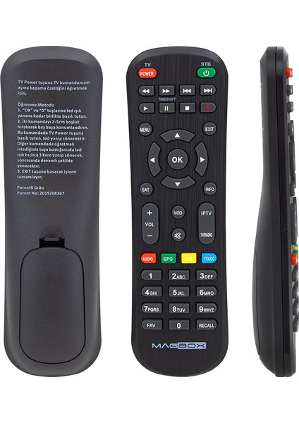 Weko Kr Magbox Yeni Margınal-Presıdent-Orbıt Hd Uydu Akıllı Tv Özellikli Kumanda (1571=33306)