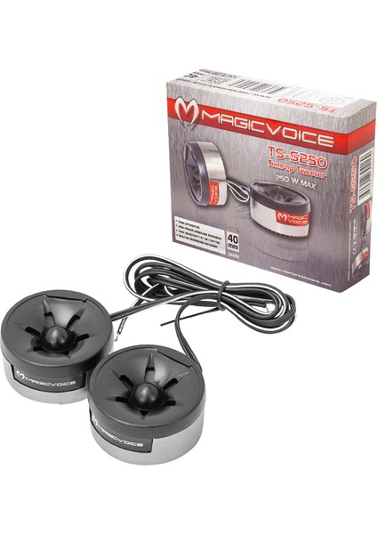 Magıcvoıce MV-250 TS-S250 40 mm 250 Watt Tweeter