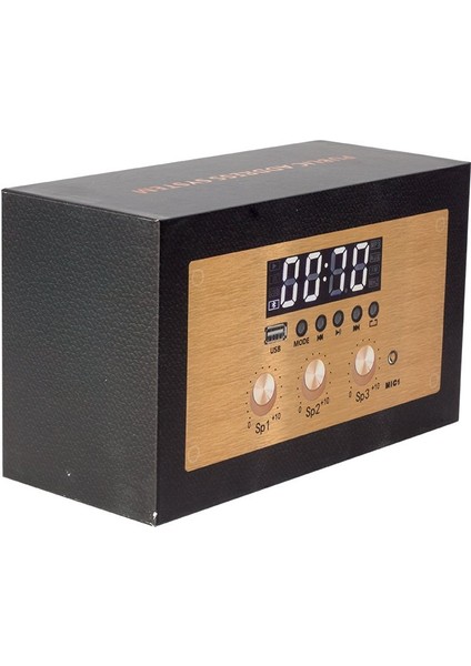 Magıcvoıce MV-170 -4X25W-USB-BT-MİC Girişli-Music Kontrol Anfi-[sıva Altı]