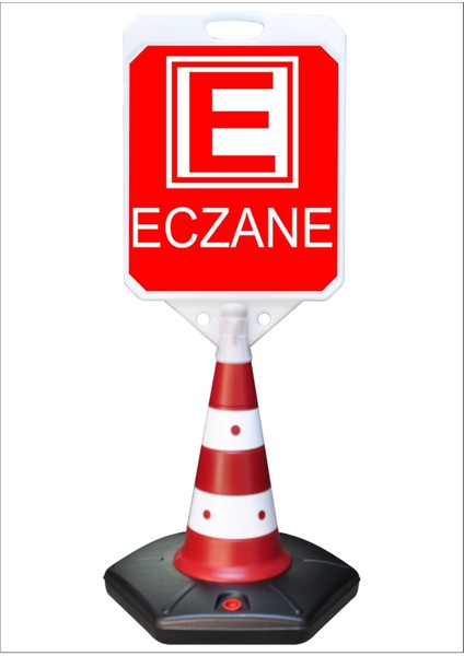 Eczane Büyük Reklam Park ve Kaldırım Dubası 118 cm A+Plus Plastik